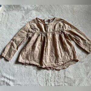 Bonheur Du Jour blouse top 18m 100% cotton pale pink